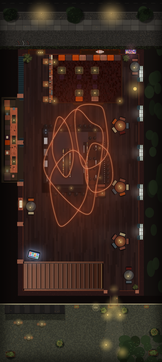 Kink Bar map